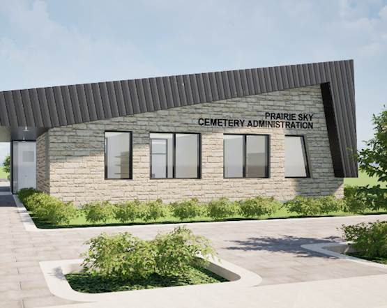 Prairie Sky Cemetary Administration Building